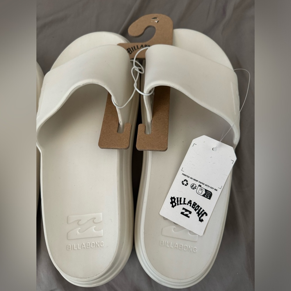Billabong platform sandals.  Size 10 men